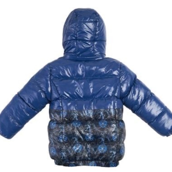 BRAND NEW boy marvel spider man bubble puffer jacket with detachable zipped hood - Picture 3 of 8